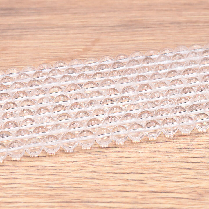 Beading wire 06mm rock crystal AA