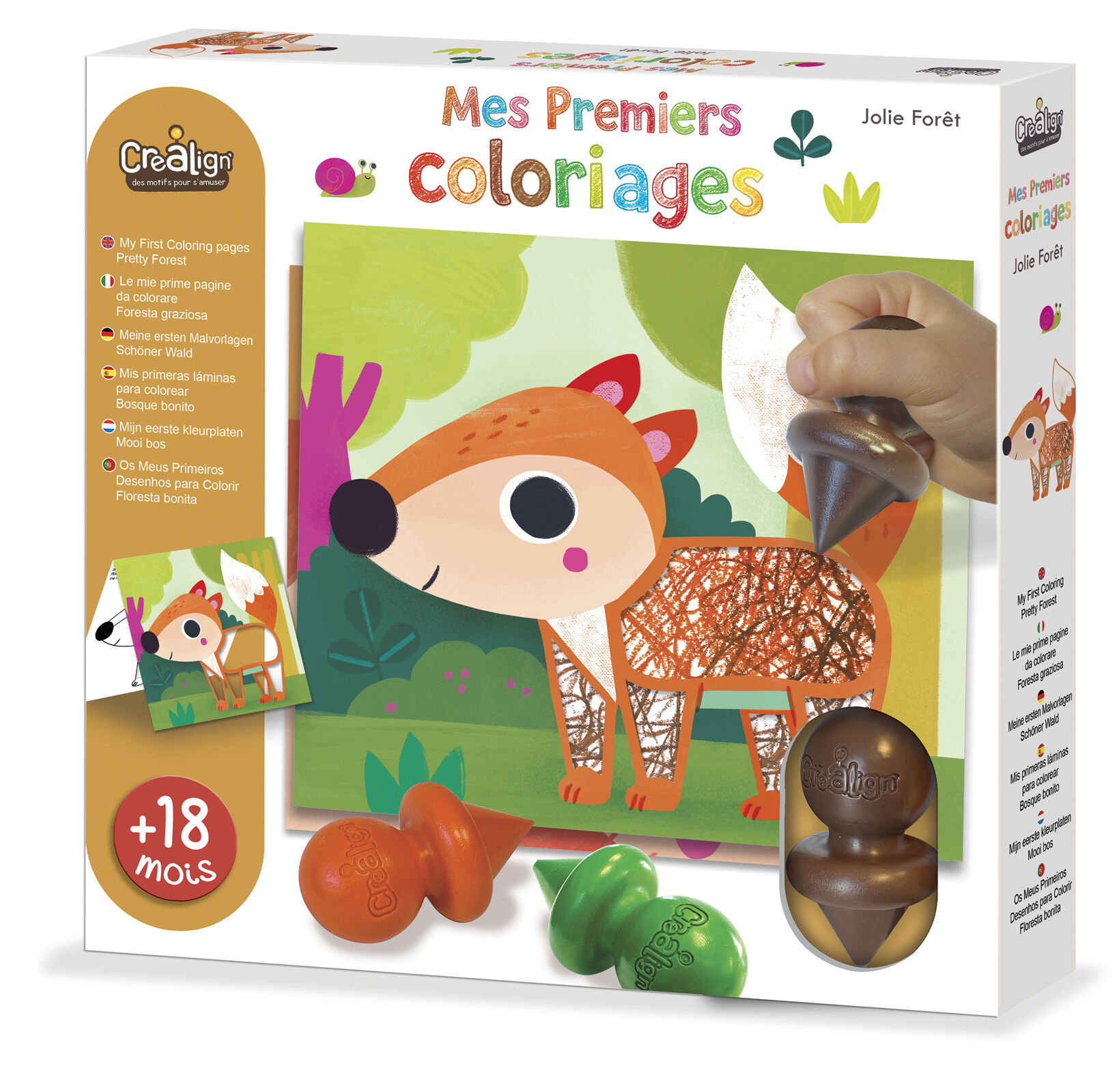 My First Coloring Book: Pretty Forest