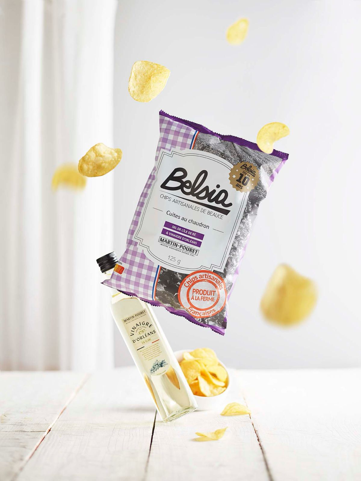 Martin Pouret artisanal potato chips with Orléans vinegar