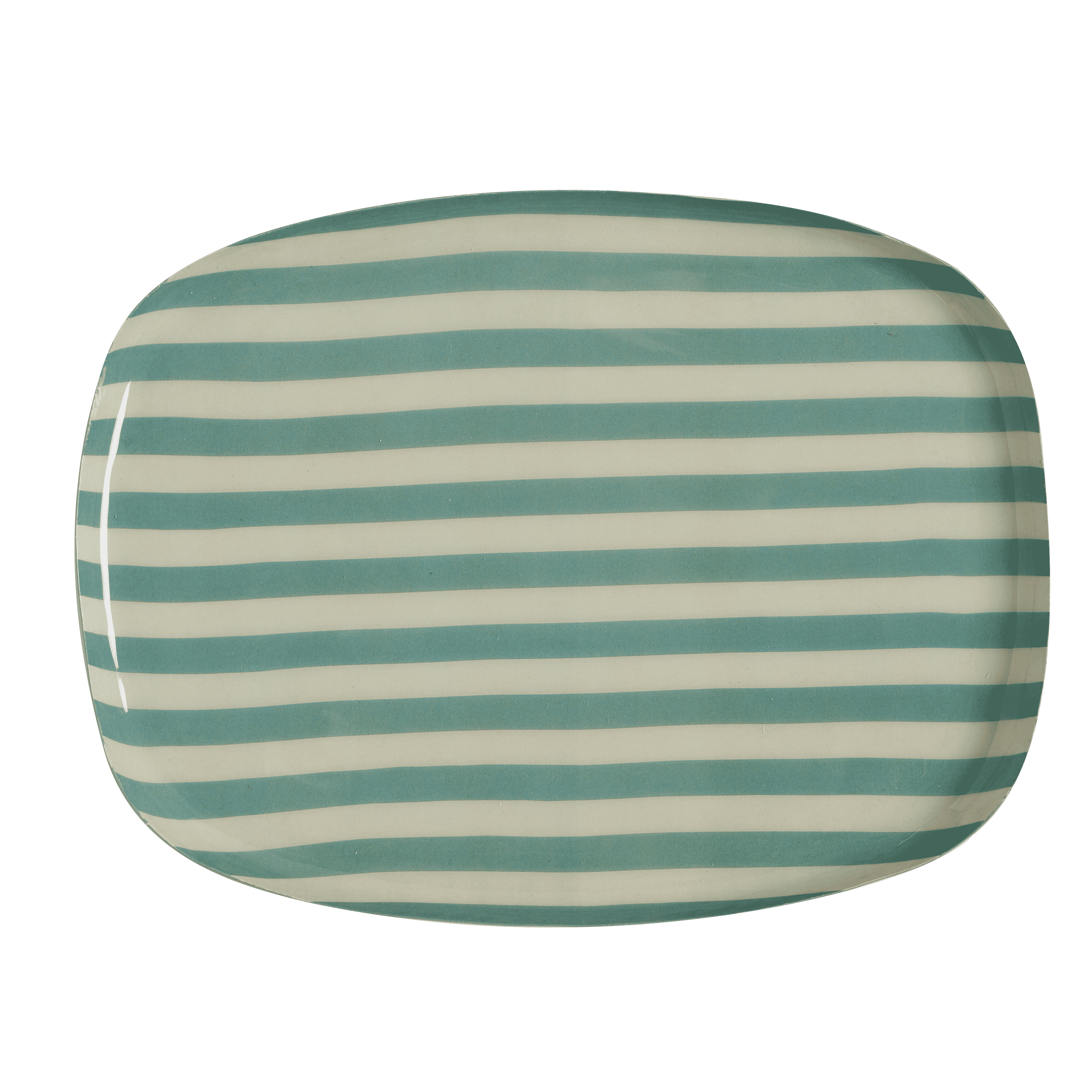 Coffee Tray 30 cm - Emerald Stripes