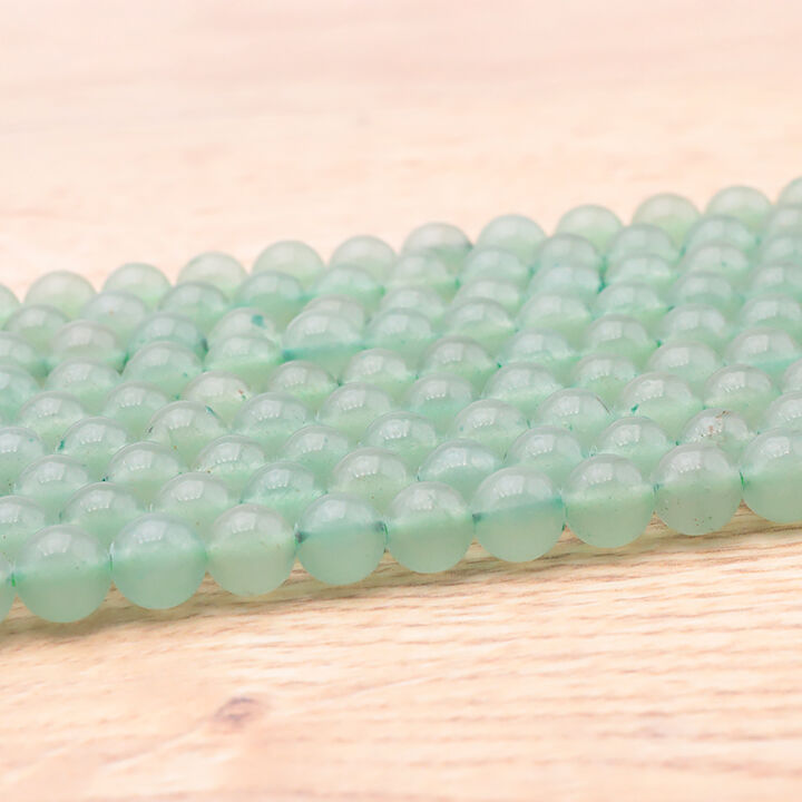 Beading thread 06mm green aventurine A