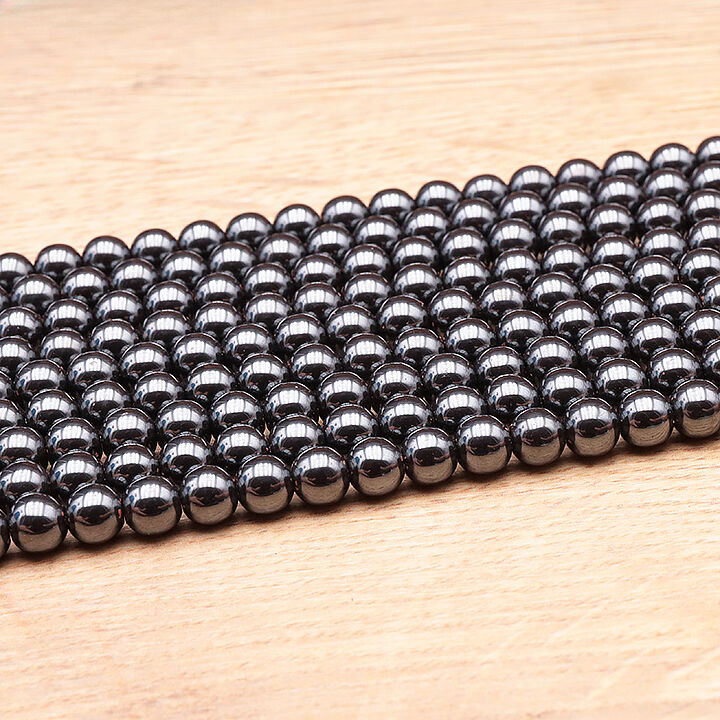6mm hematite bead strand A