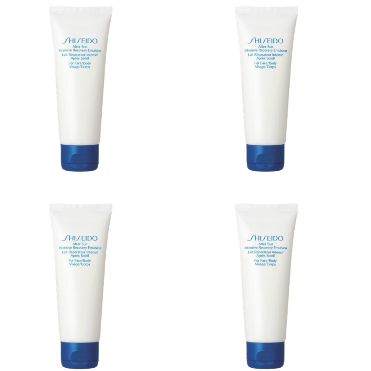 75ml*4 Shiseido - Lait Réparateur Après Soleil Visage et Corps