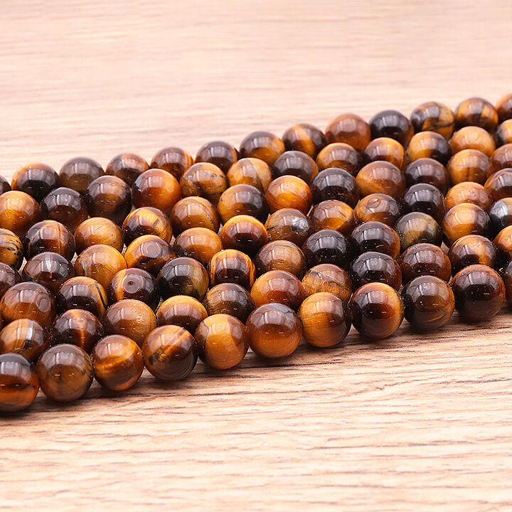 08mm Tiger's Eye Beaded Strand A