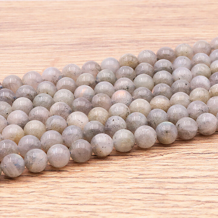 8mm labradorite bead strand A