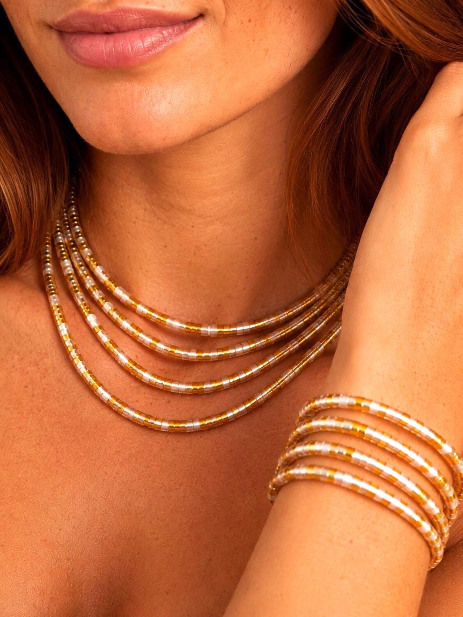 Gold Snake Necklace/Bracelet