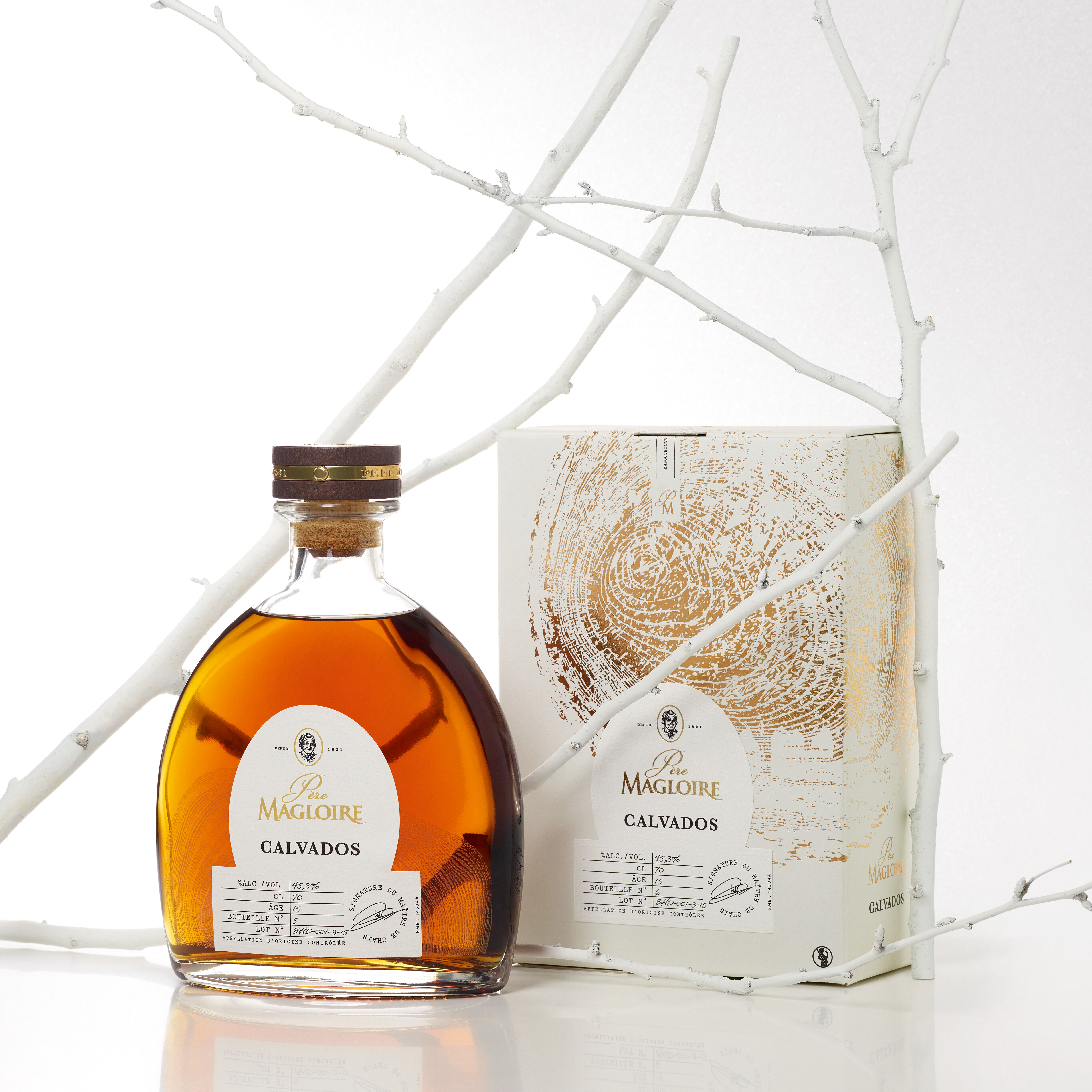 CALVADOS PÈRE MAGLOIRE - 15 YEARS OLD - CASK STRENGTH 45.3%