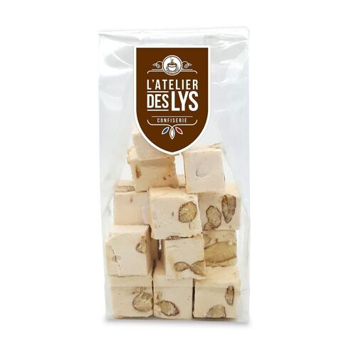 Nougat tendre des Ducasses vanille amandes