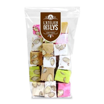 Soft nougat from Ducasses almonds assorted flavors