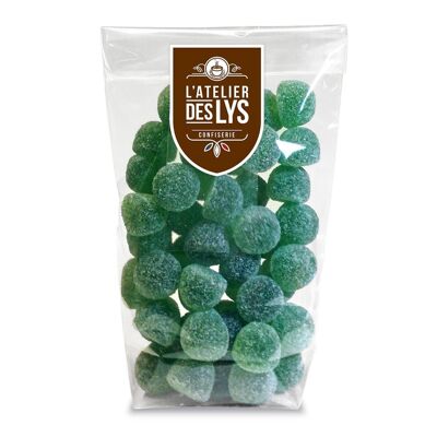 Refreshing gummies with Eucalyptus and mint.