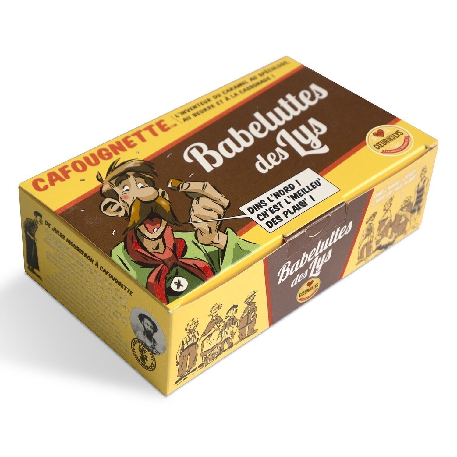 Babeluttes des Lys, caramello speculoos e zucchero di canna "CAFOUGNETTE".