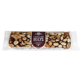 Barre Amandes (51%) sucrées "NOUGAT NOIR " 2