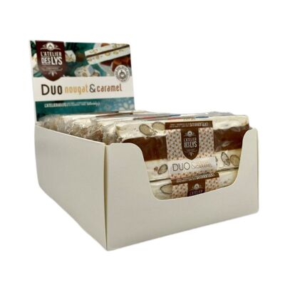 DUO Torrone morbido alla vaniglia e mandorle - Caramello fondente