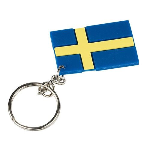 Keyring Swedish Flag