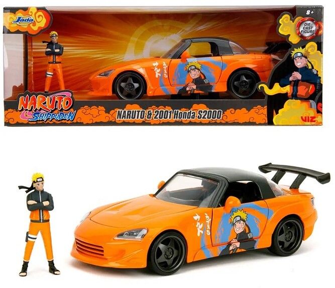 Jada Toys Nartuo Die-Cast 1:24, Honda S2000 2001, 11,5 x 30,5 cm