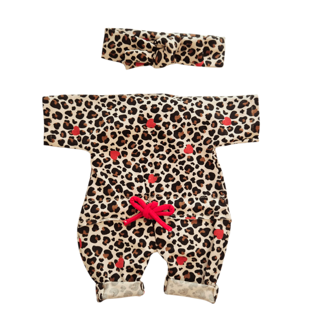 JUMPSUIT WITH TIE + MATCHING HEADBAND