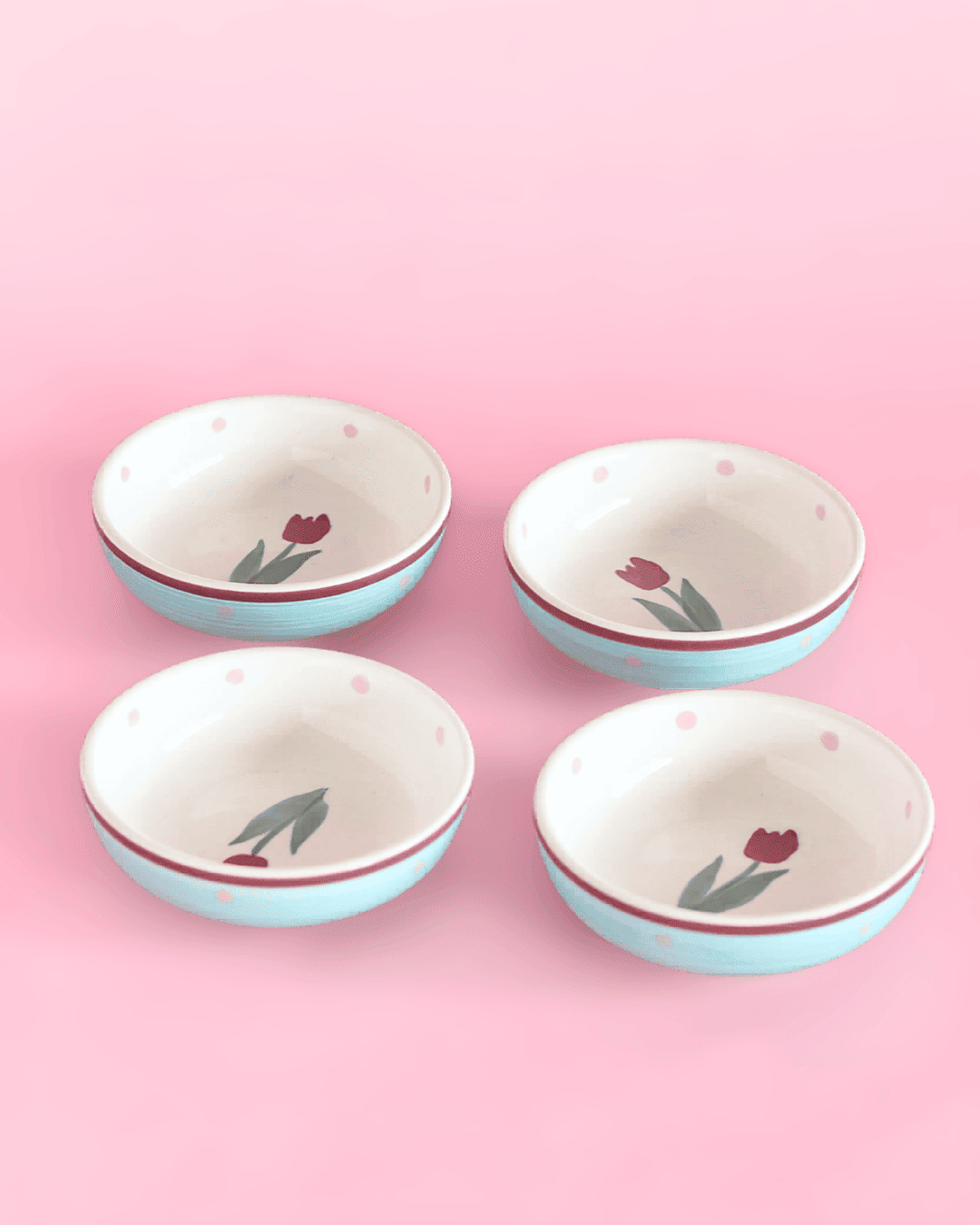 Skylark Handpainted Ceramic Nut Bowl 8Cm