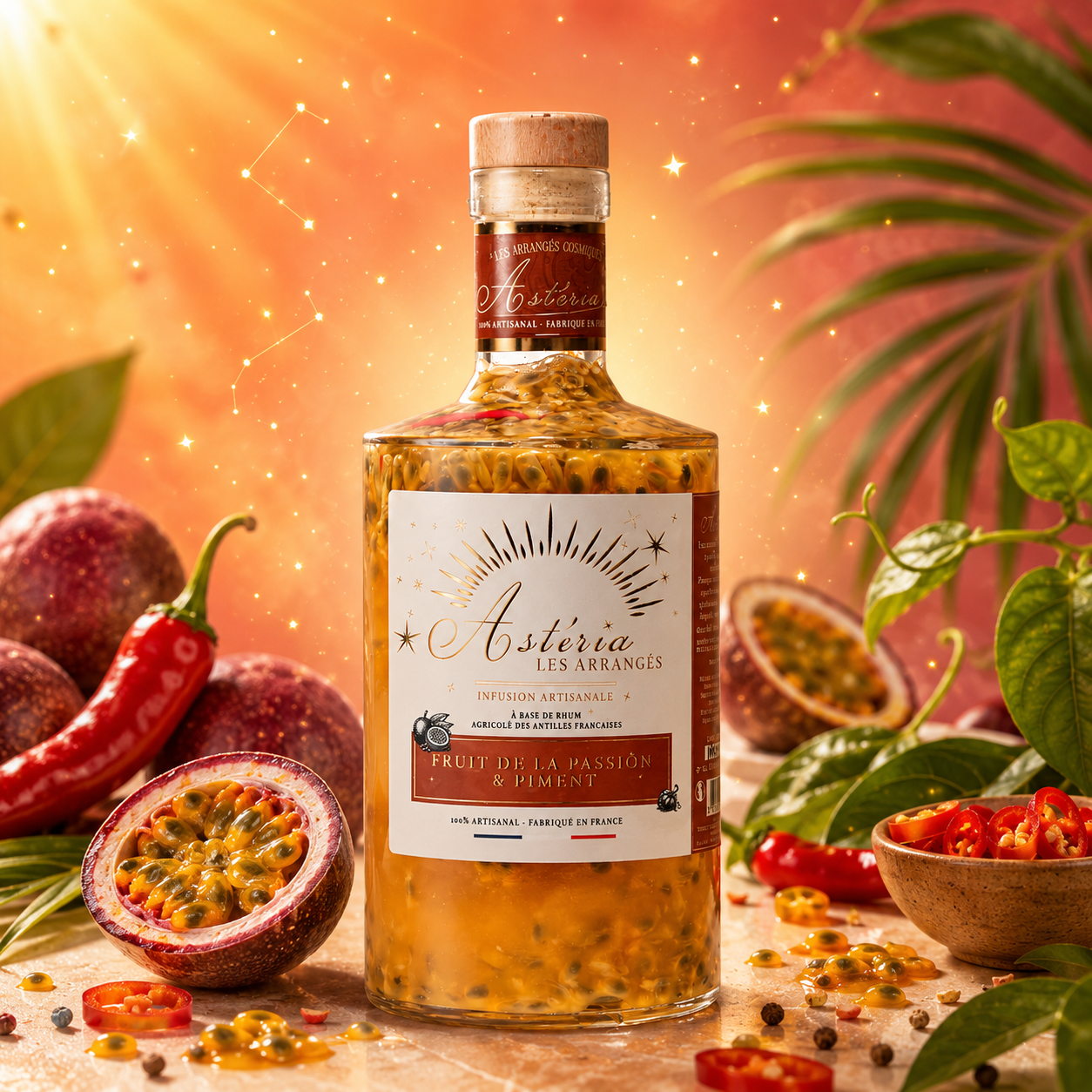 ASTERIA - Rum mit Passionsfrucht- und Chili-Infusion