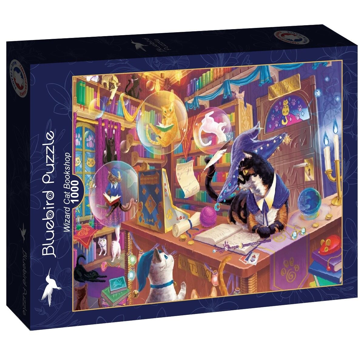 1000 Piece Puzzle - The Sorcerer's Cat Bookstore