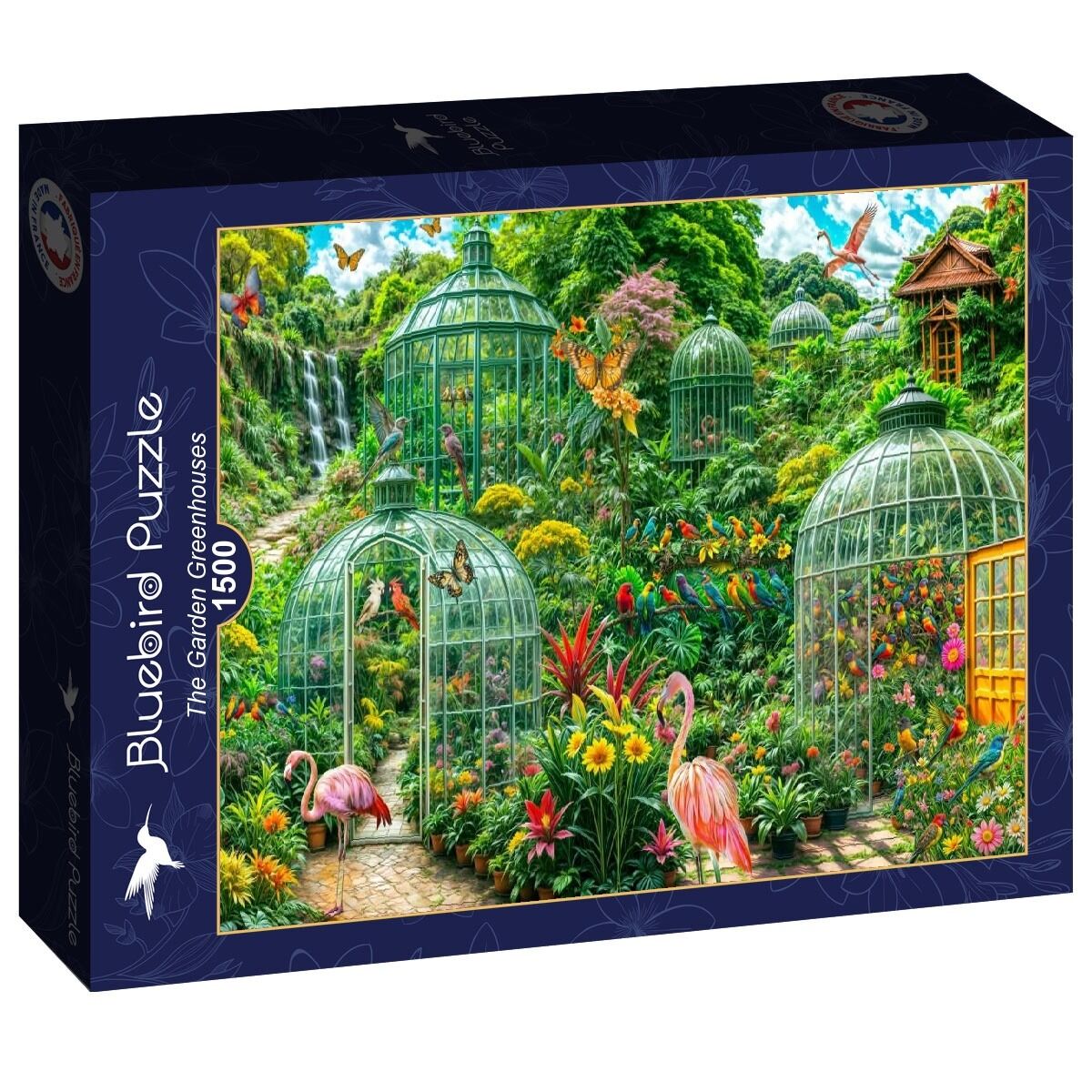 1500 Piece Puzzle - The Garden Greenhouses