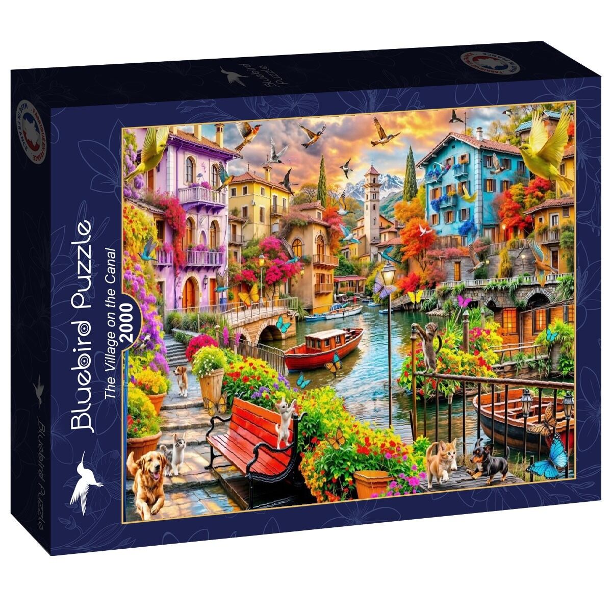 2000 Piece Puzzle - The Village on the Canal