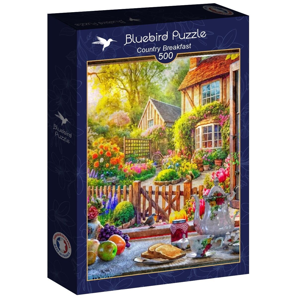 500 Piece Puzzle - Breakfast in the Country