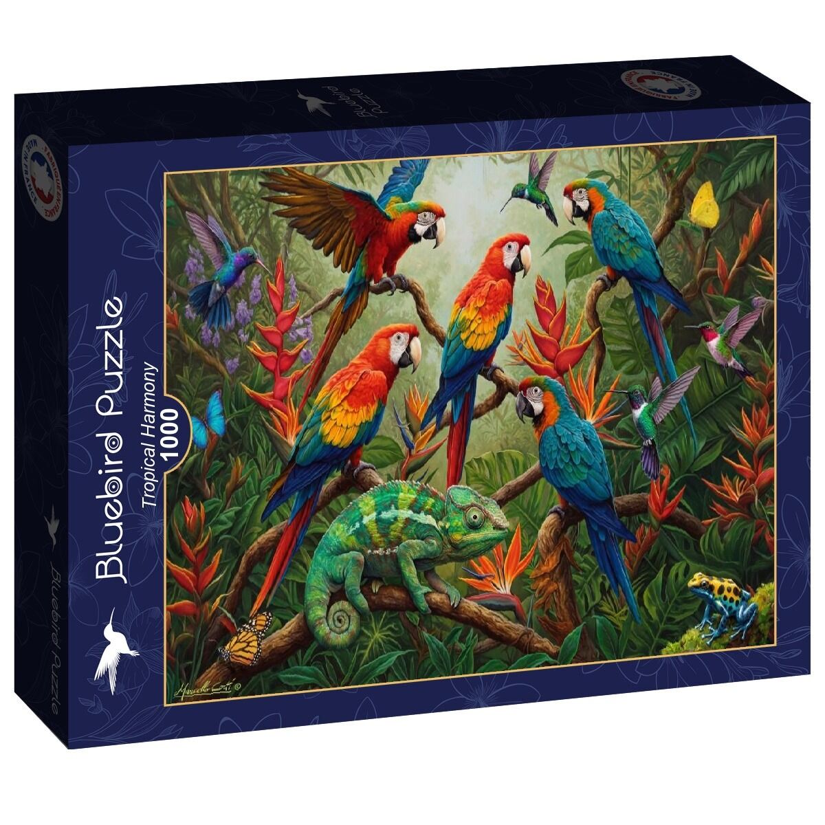 1000 Piece Puzzle - Tropical Harmony