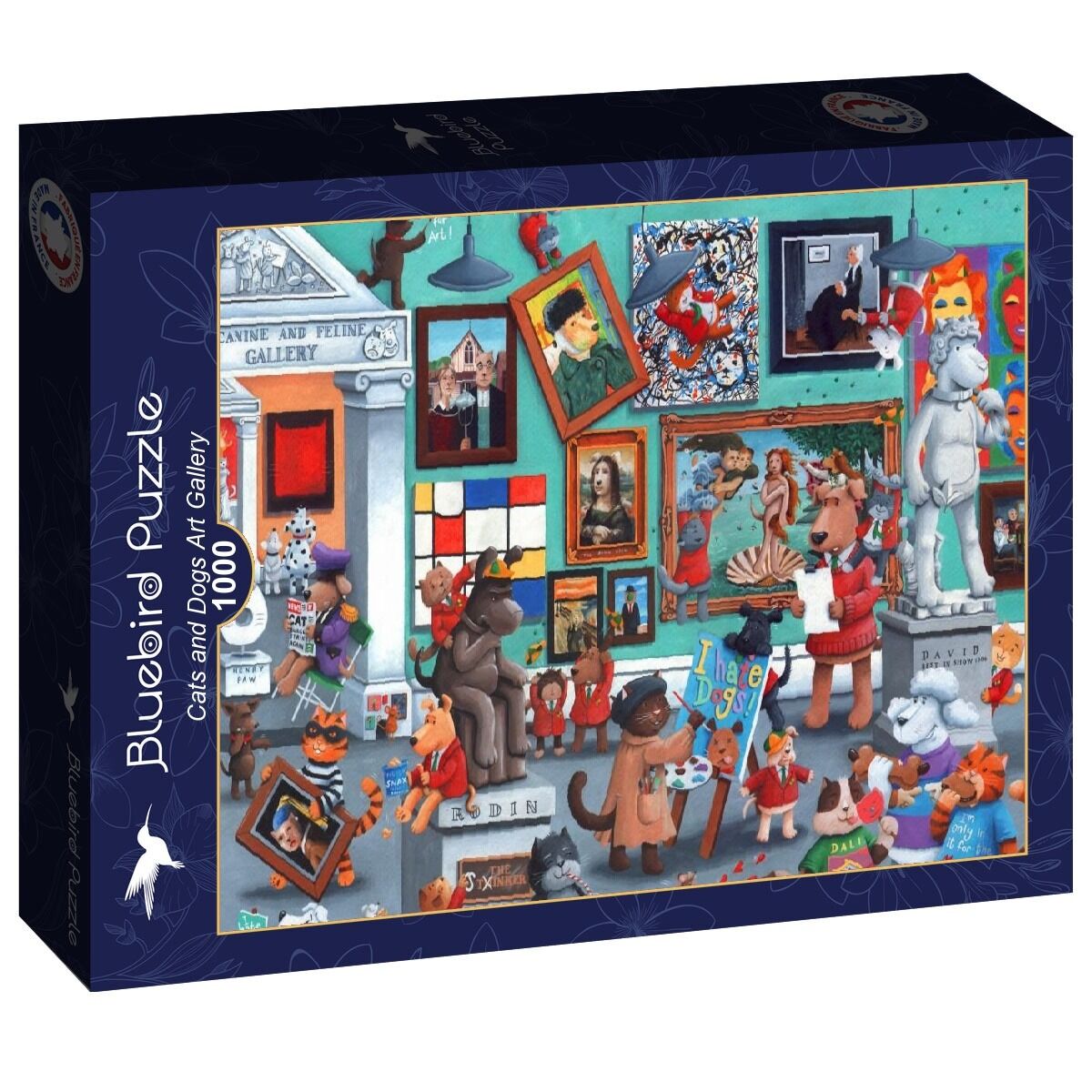 1000 Piece Puzzle - Art Gallery for Cats and Dogs
