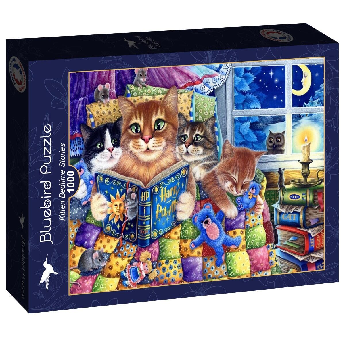 1000 Piece Puzzle - Bedtime Stories for Kittens
