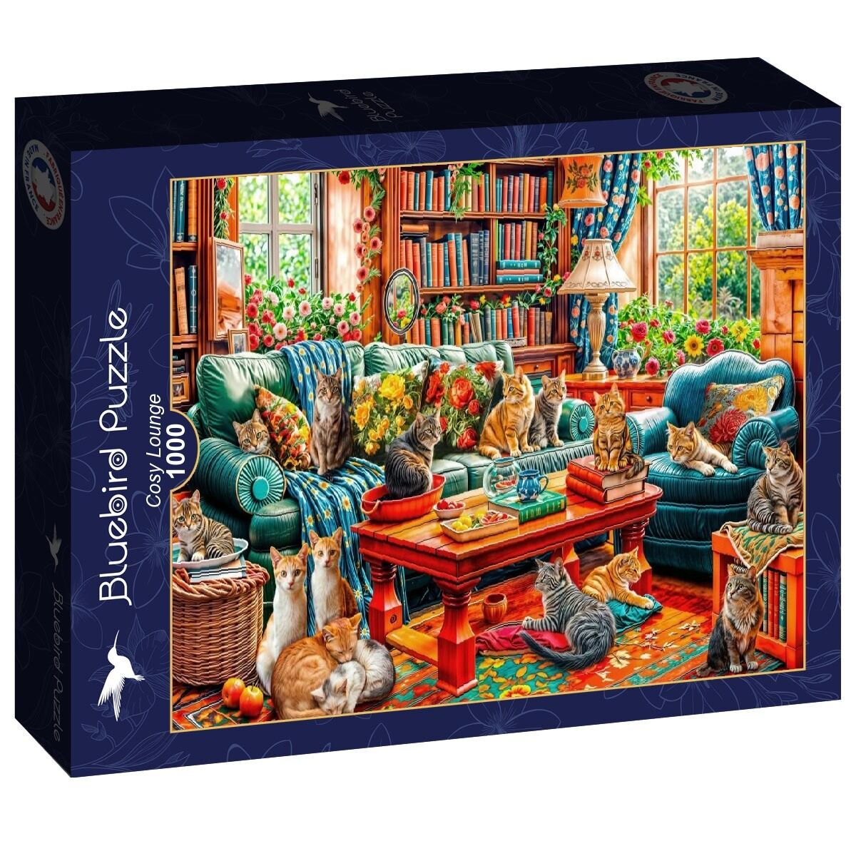 1000 Piece Puzzle - Cozy Living Room