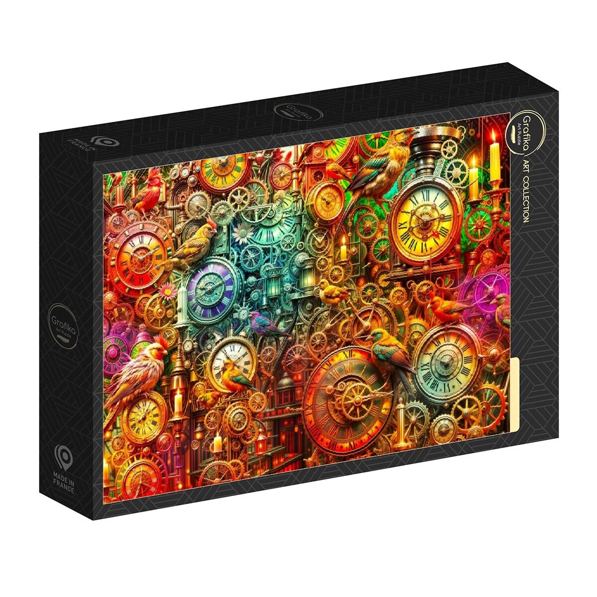 1000 Piece Puzzle - The Secret Birds Clock