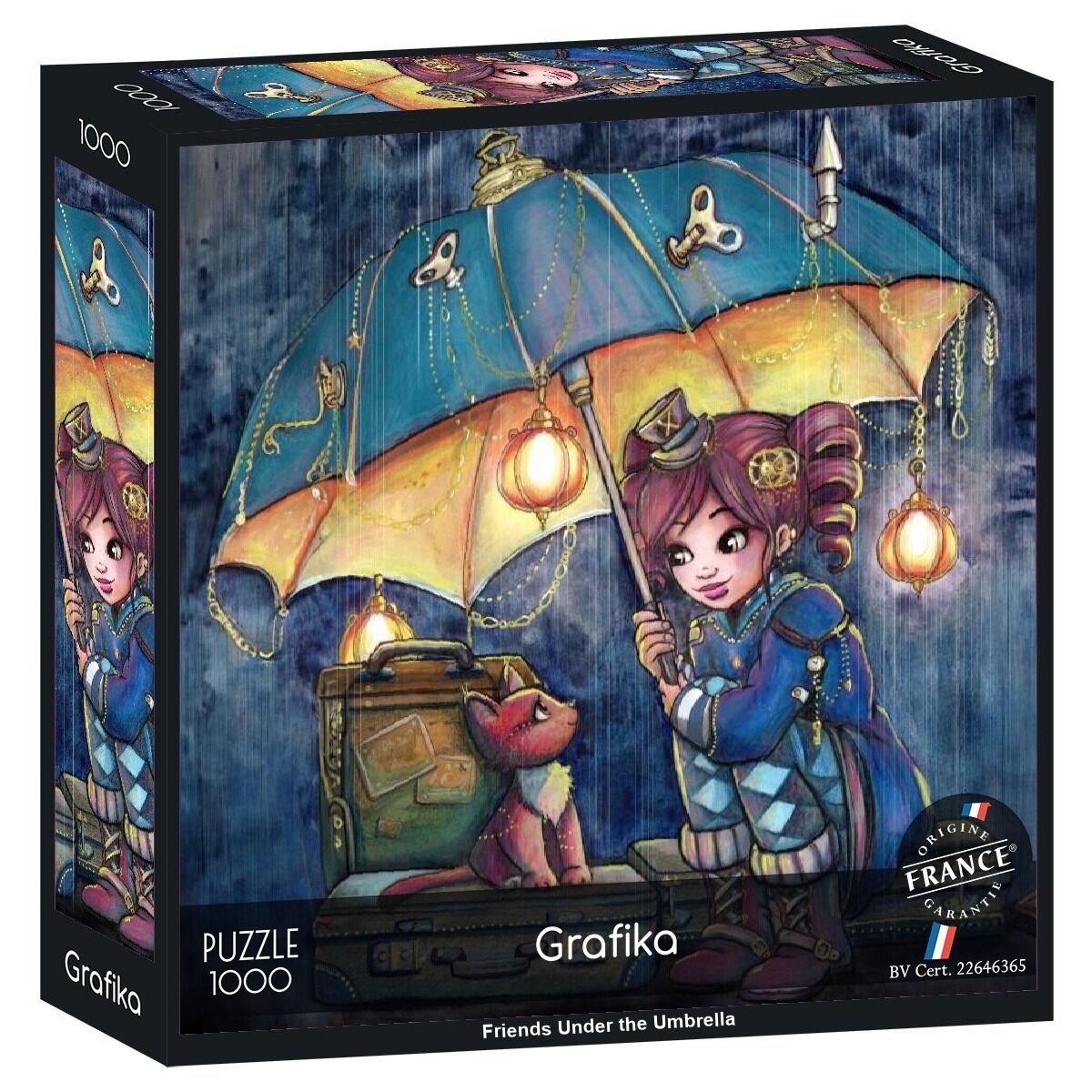 1000 Piece Puzzle - Friends Under the Umbrella