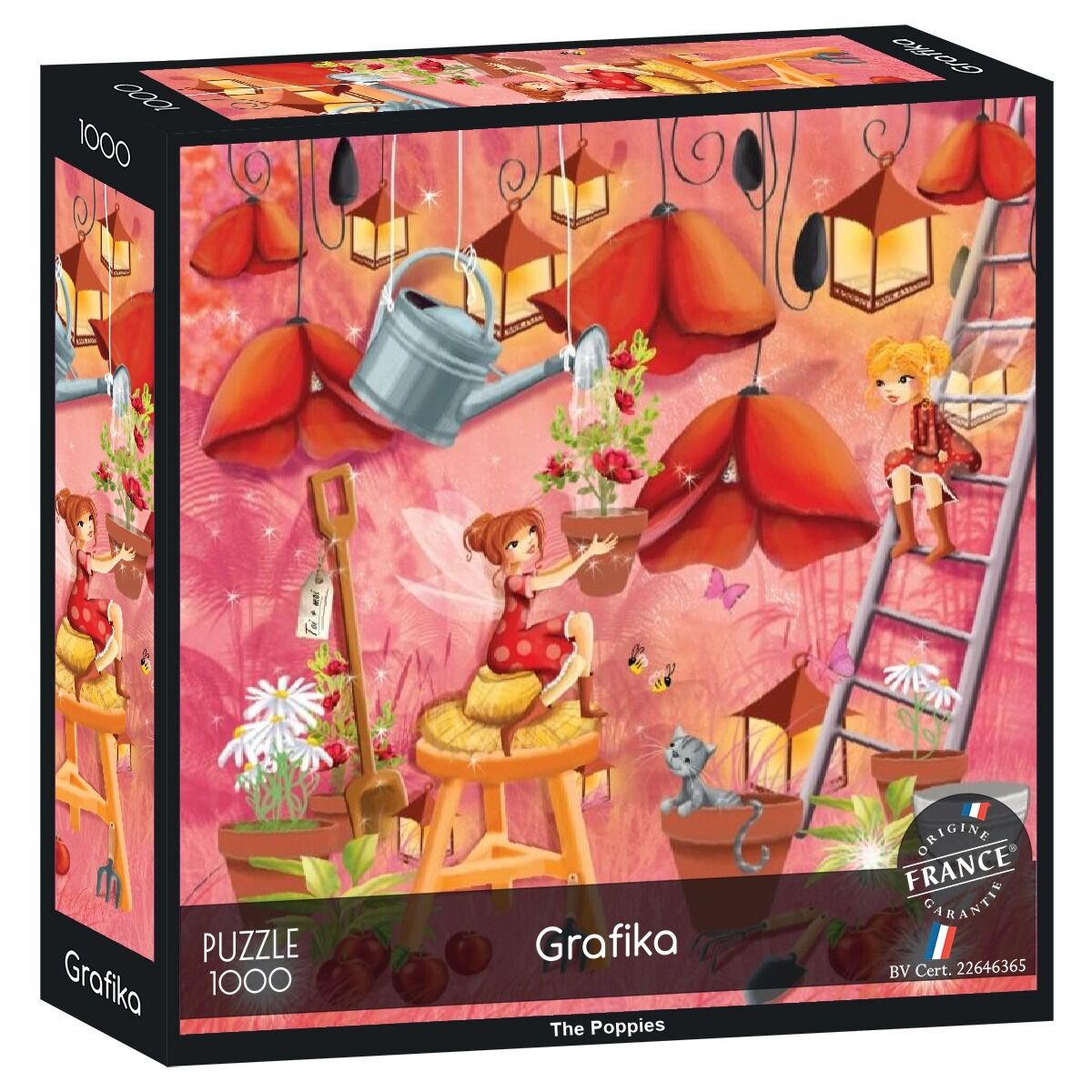 1000 Piece Puzzle - Poppies