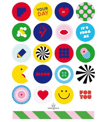 Stickers happy & funny 5