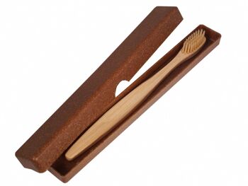 Étui à Brosses à Dents Liquid Wood - Marron Foncé 2