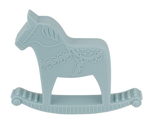 Baby Teether, Dala Horse, green