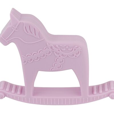 Baby-Beißring, Dalapferd, rosa
