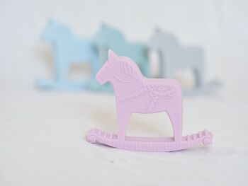 Anneau de dentition, Dala Horse, rose 2