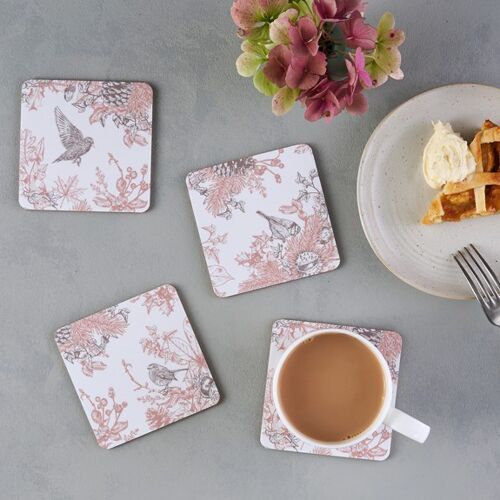 Autumn Garden Coaster Set of 4