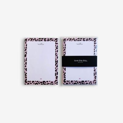 Wild notepad palepink a6