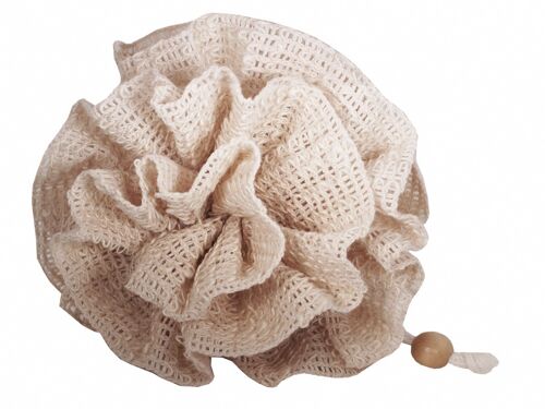 Sisal Flower Scrunchie , 100% Natural Fibres