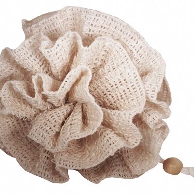 Scrunchie Flor de Sisal, Fibras 100% Naturales