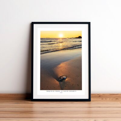 Affiche 50 x 70 cm - La Plage de Lostmarc'h