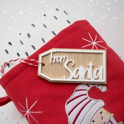 From Santa Gift Tag