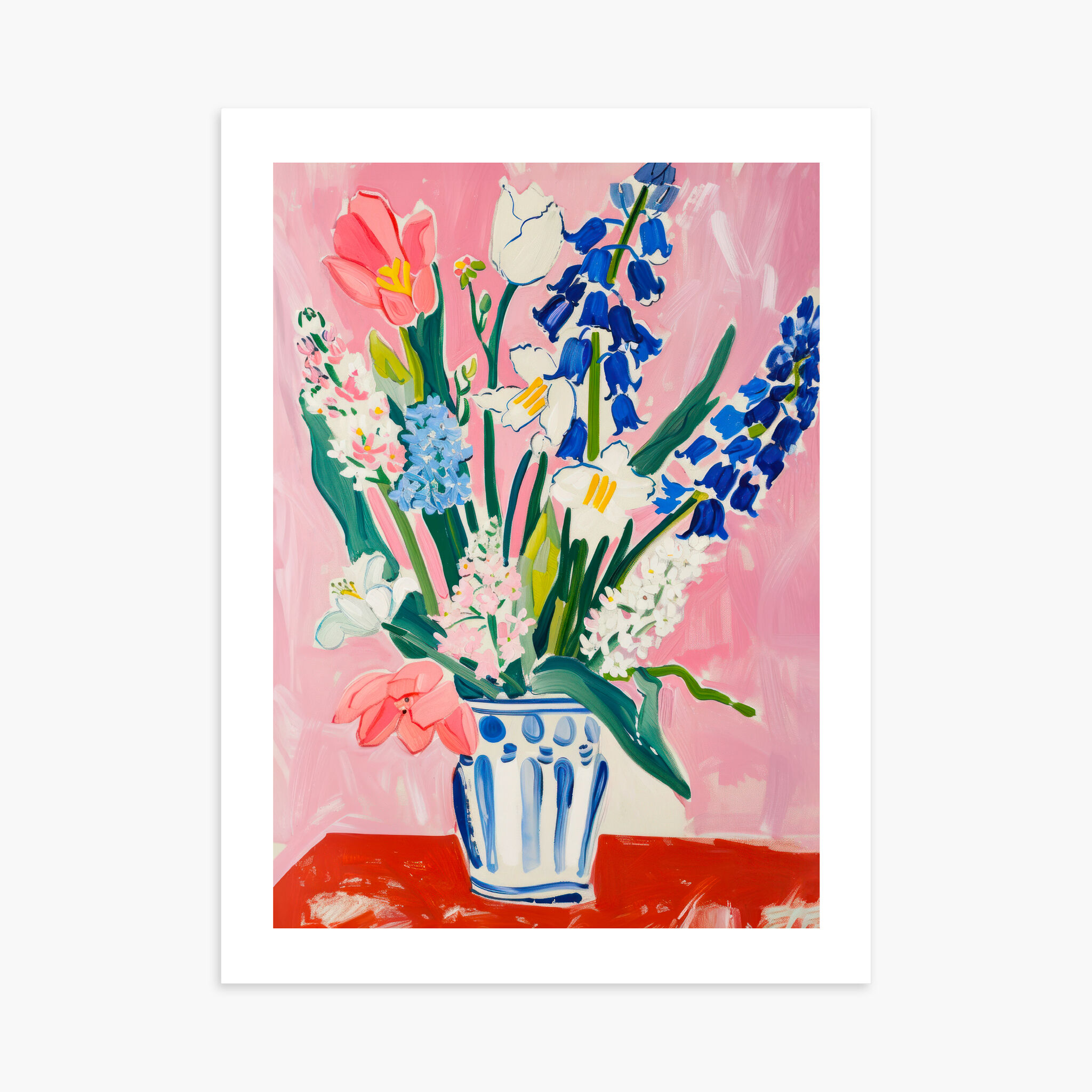 Poster 30x40 cm - Azulejo-Vase