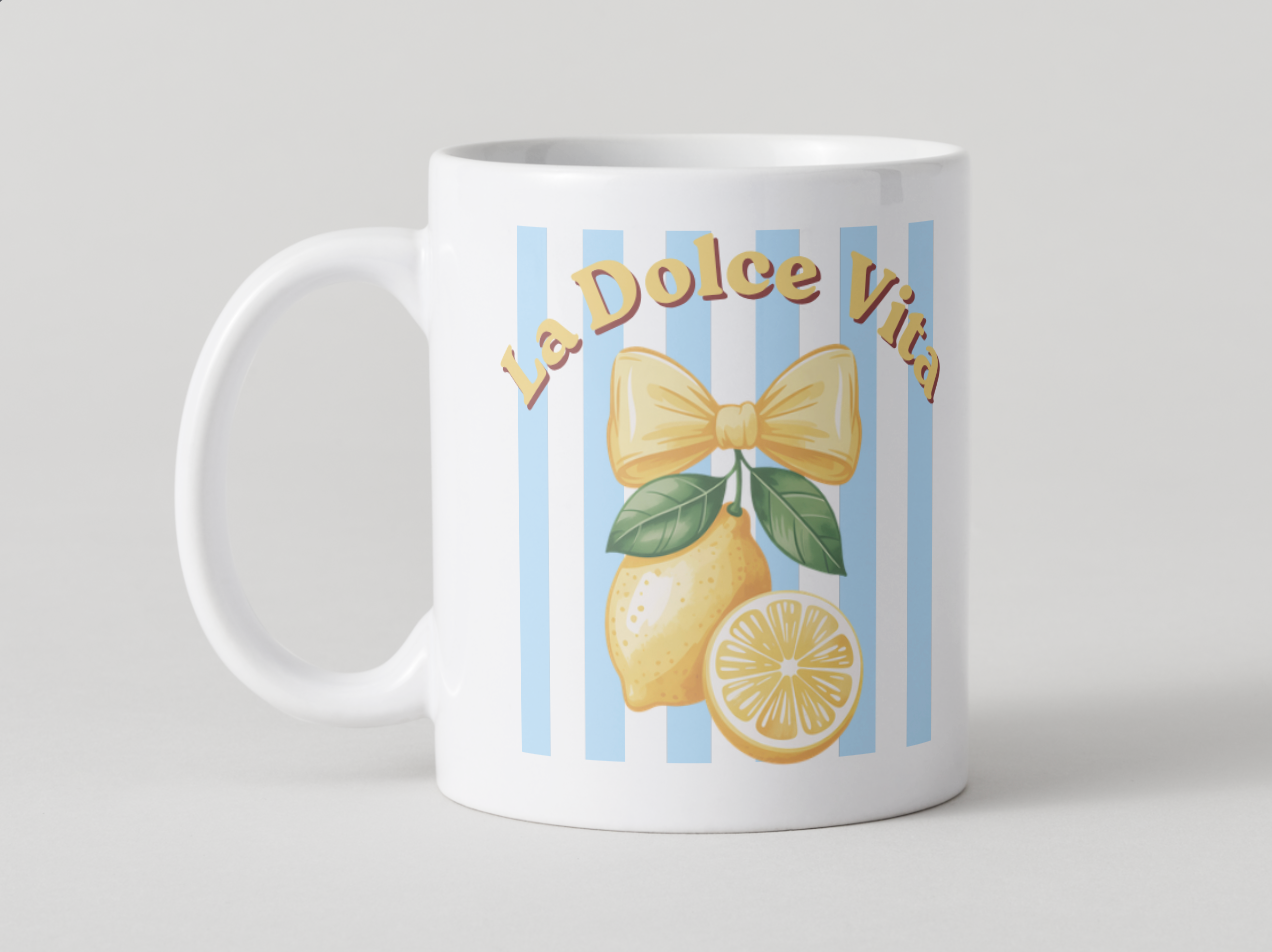 Mug, Dolce Vita lemons