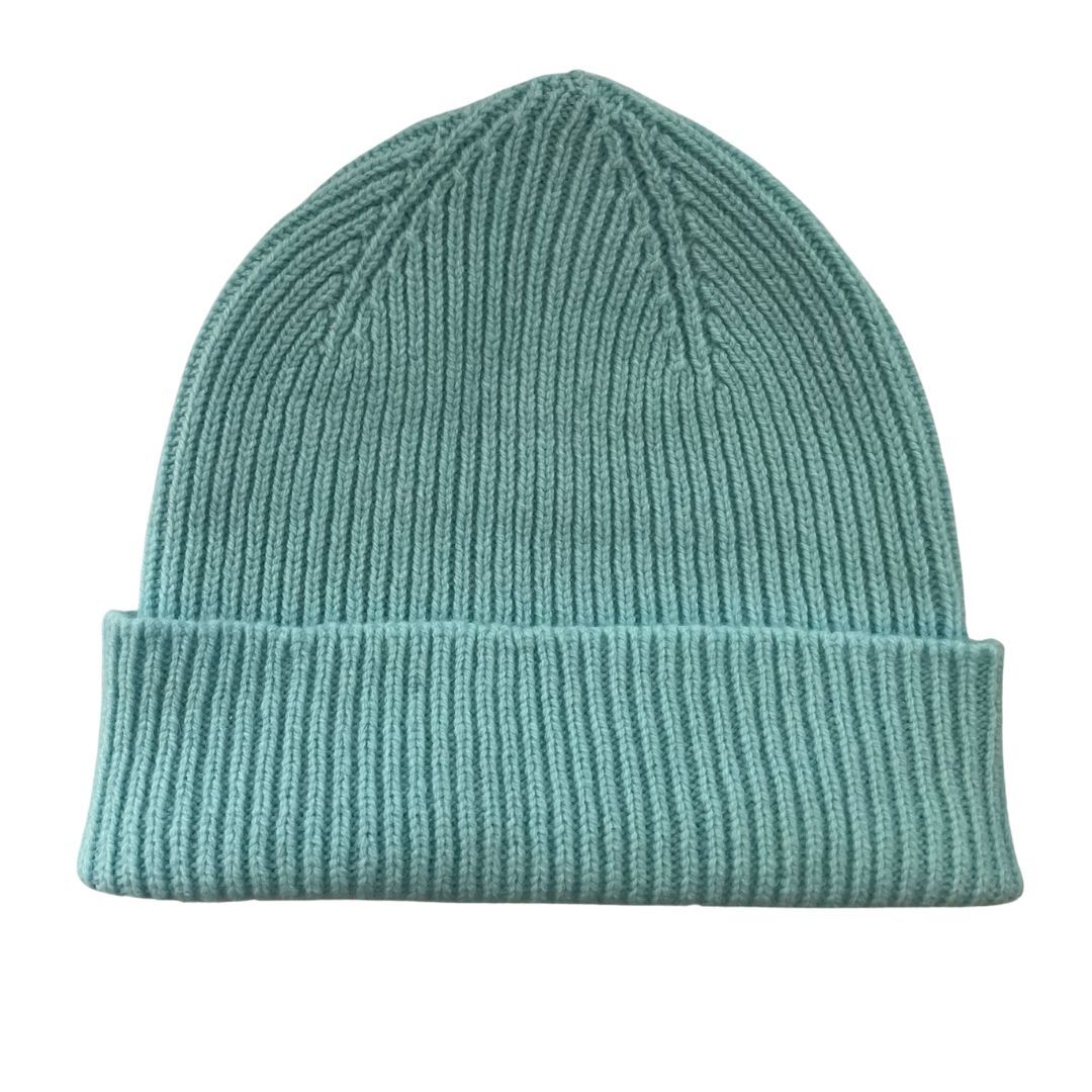 Gorro de lana de cordero acanalado | 100% lana pura | Hecho en Escocia