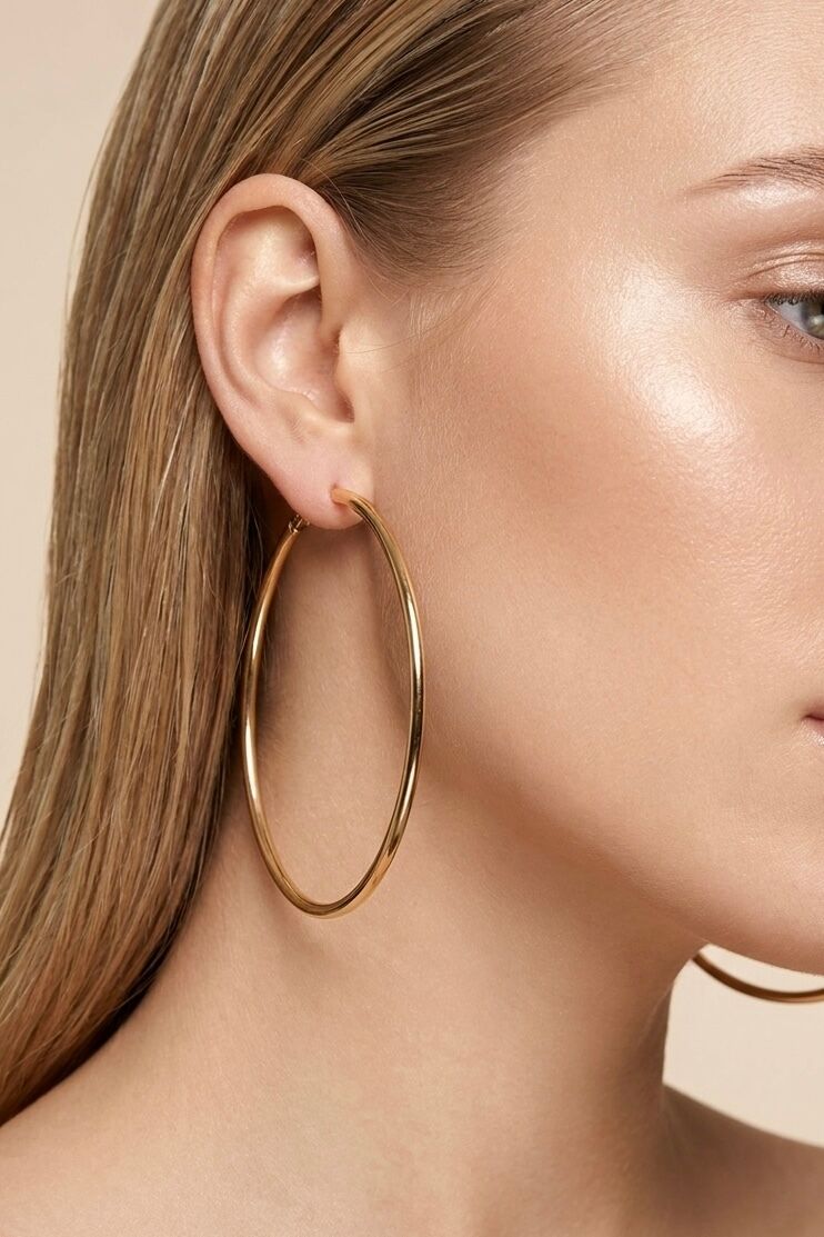 Stainless steel earrings 124YTG08