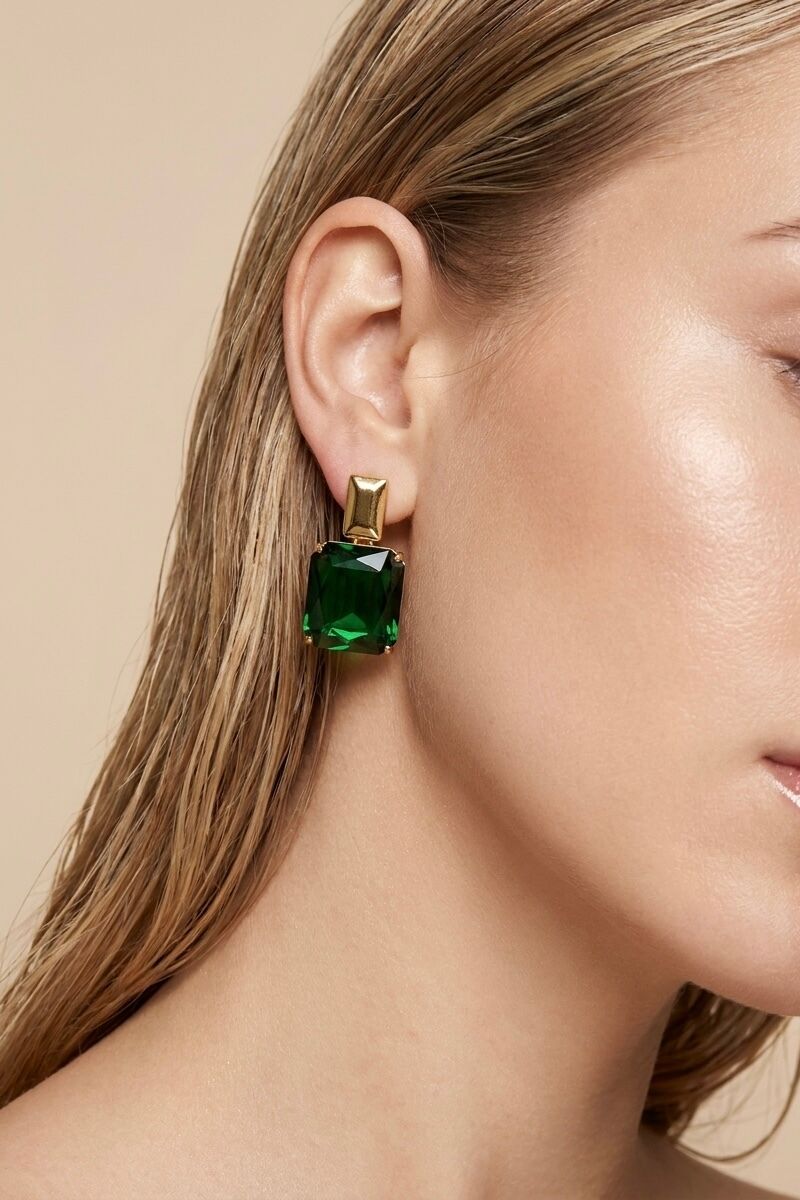 124AQ685 Stainless Steel Earrings