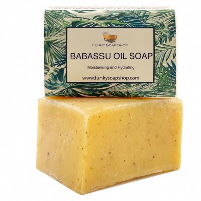 Sapone all'olio di Babassu, senza palma e vegano, circa 30 g/65 g